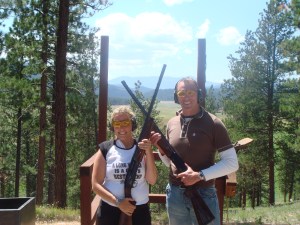 I can shoot a gun and ride a horse